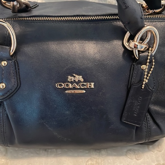 Coach #F33806 Colette Leather Satchel Shoulder Bag - Picture 2 of 13